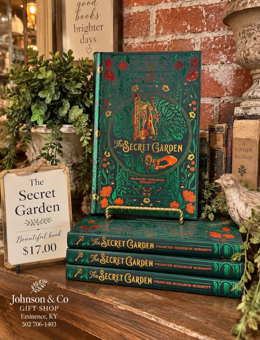 The Secret Garden illustrated hardcover book.
